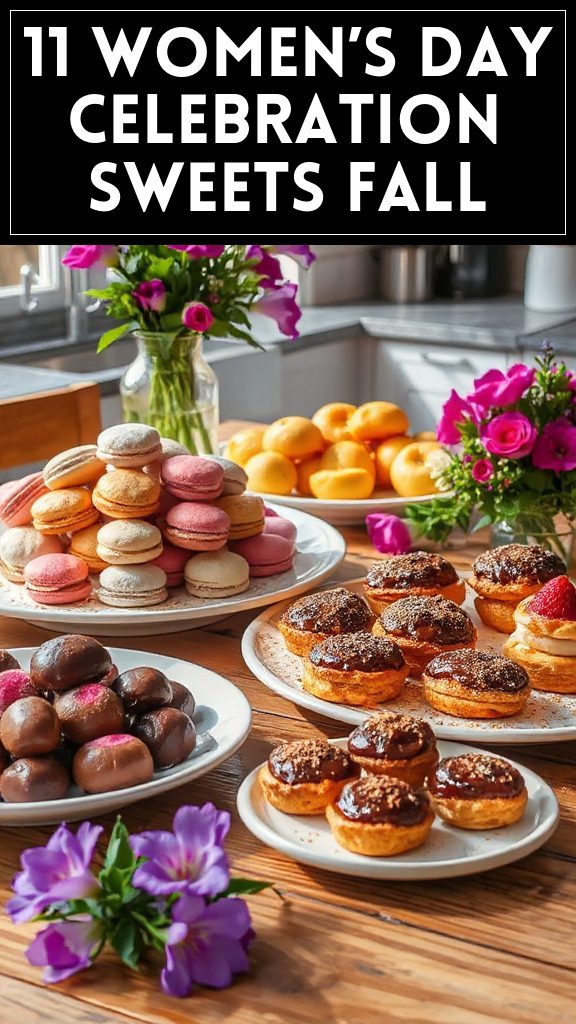 11 Women’s Day Celebration Sweets Fall