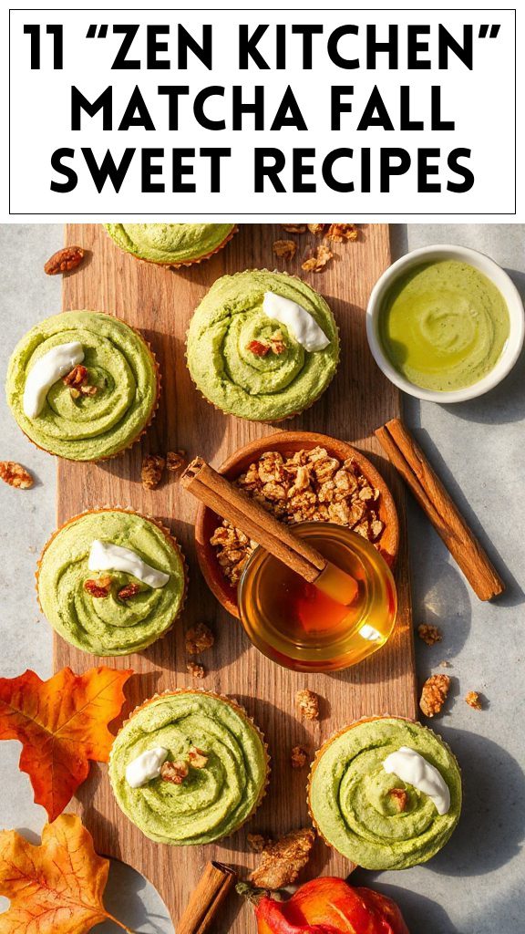 11 “Zen Kitchen” Matcha Fall Sweet Recipes
