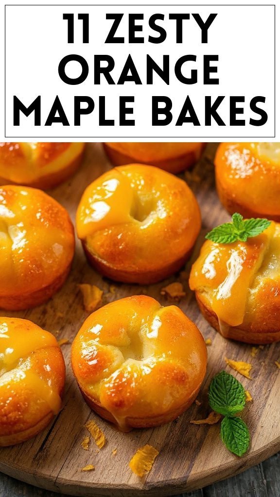 11 Zesty Orange Maple Bakes