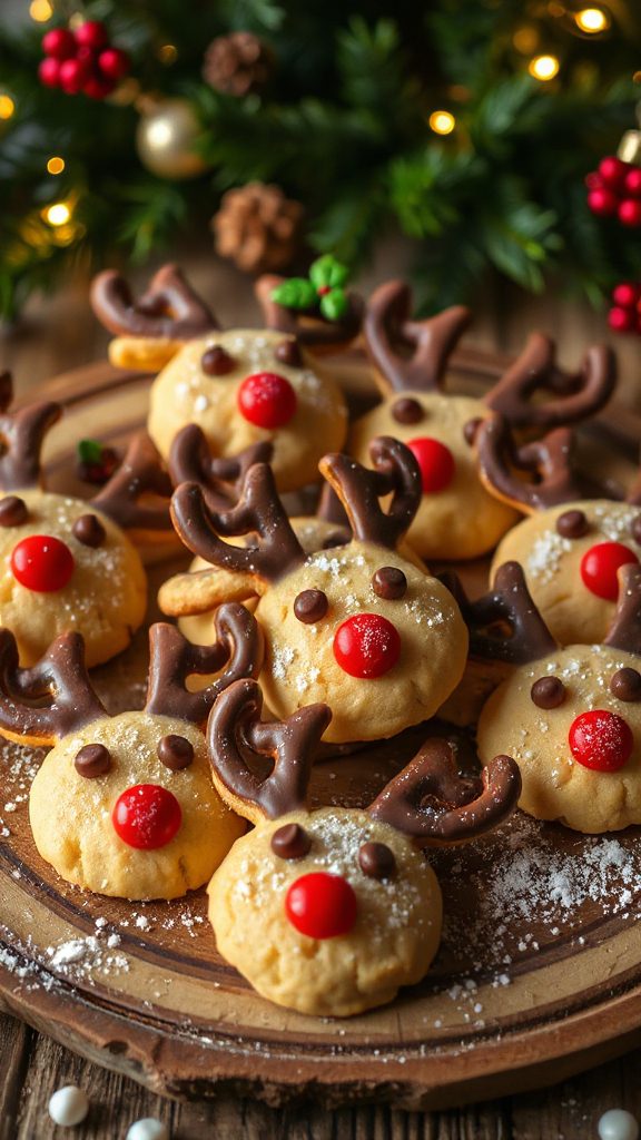 adorable holiday reindeer cookies adorable holiday reindeer cookies