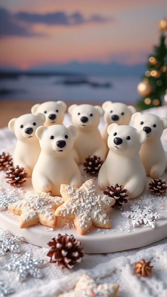 adorable polar bear treats