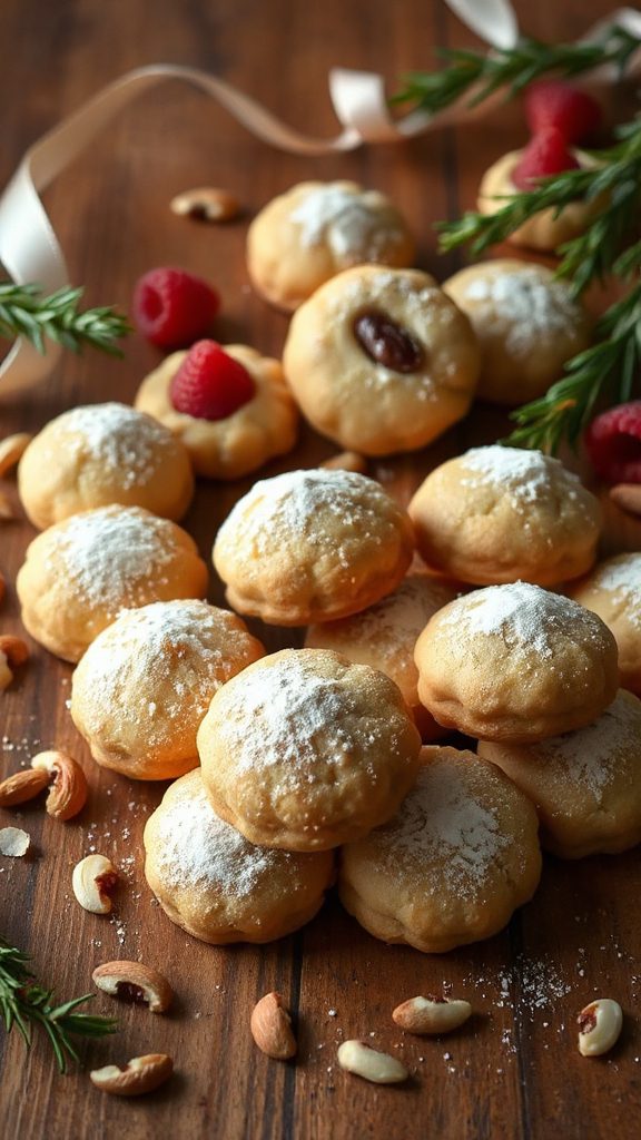 almond based holiday cookies