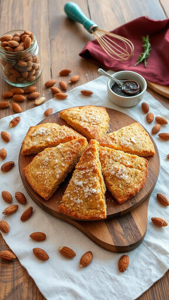 almond biscotti with fleur de sel