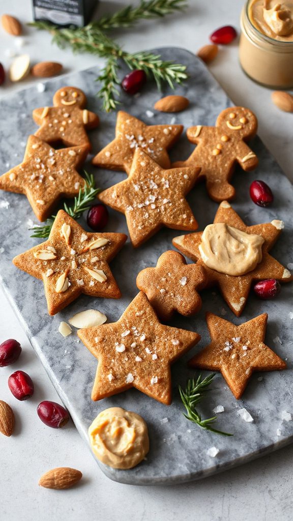 almond butter gingerbread cookies almond butter gingerbread cookies