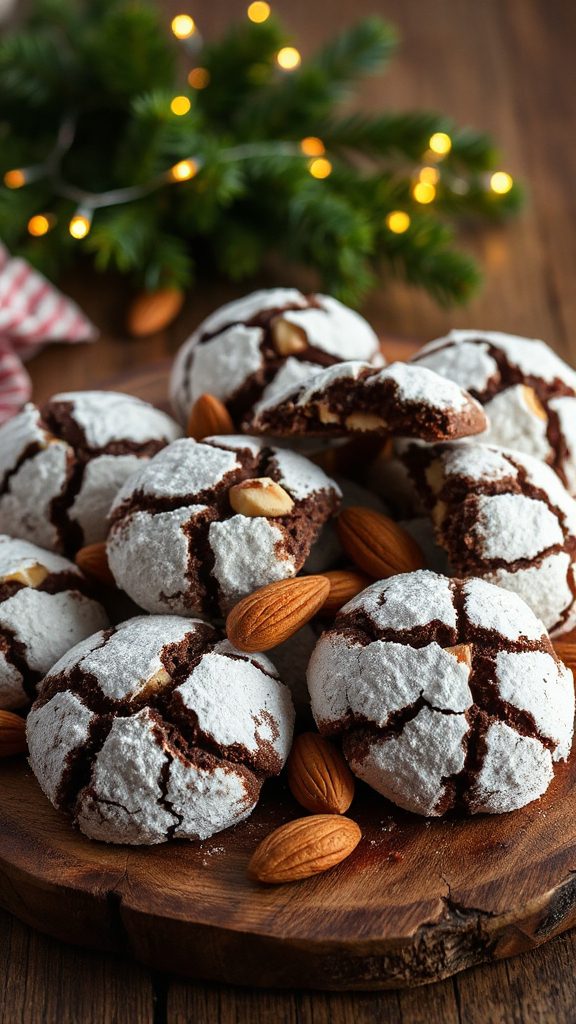 almond chocolate coconut cookies