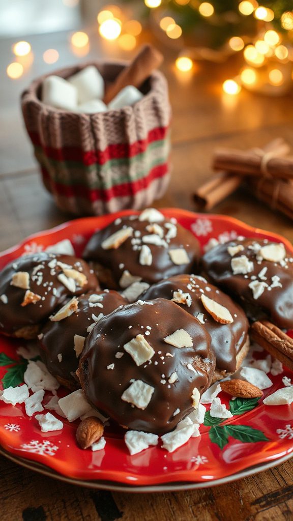almond chocolate coconut cookies almond chocolate coconut cookies