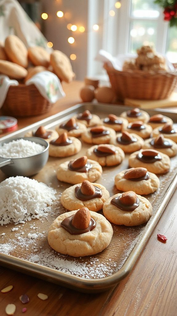 almond chocolate coconut cookies