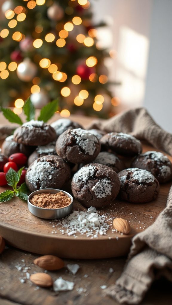 almond flour cacao cookies