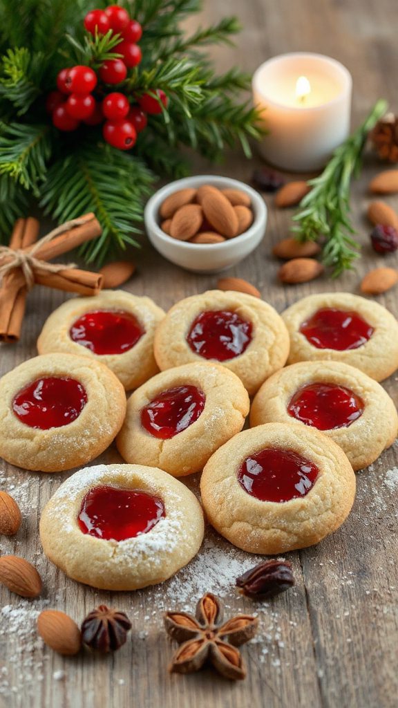 almond flour raspberry cookies