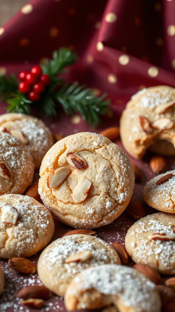 almond infused sugar cookies