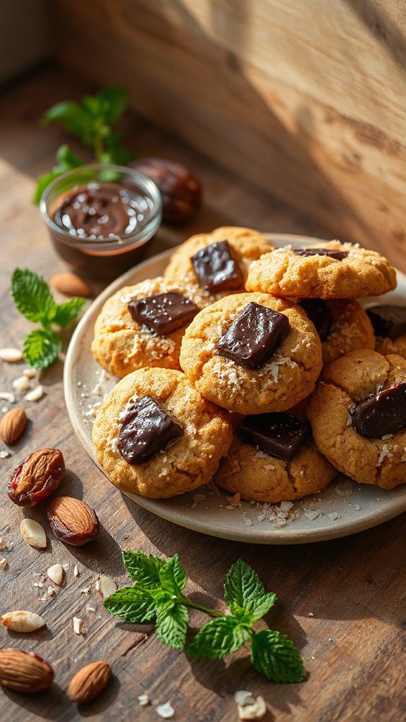 almond joy date cookies