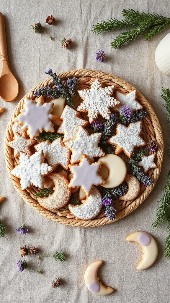 almond lavender sugar cookies