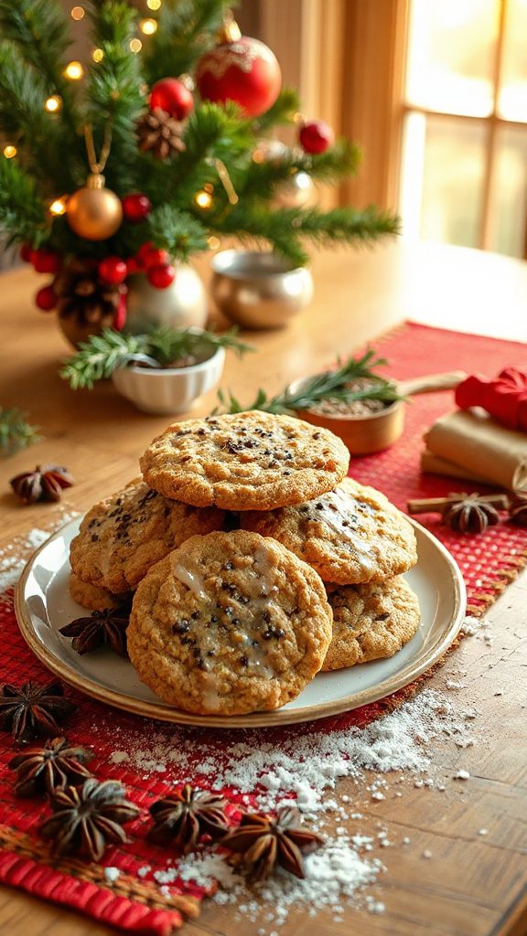 anise infused oatmeal cookies