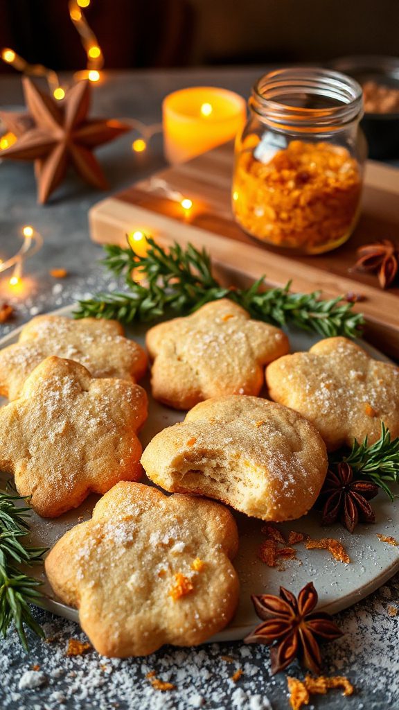 anise orange zest shortbread anise orange zest shortbread
