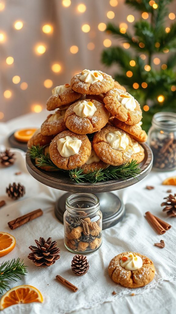 autumn spiced black tea cookies