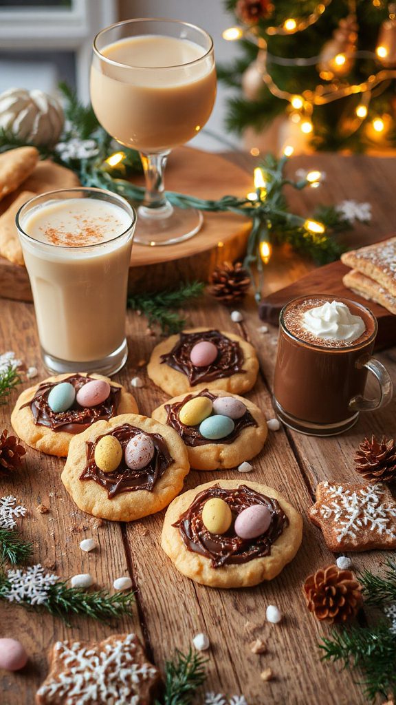 birds nest cookies pairing