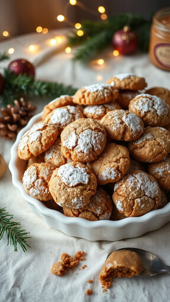 biscoff cookie crinkle delight