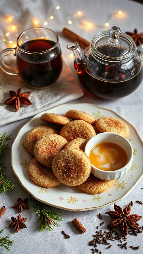 black tea snickerdoodle cookies