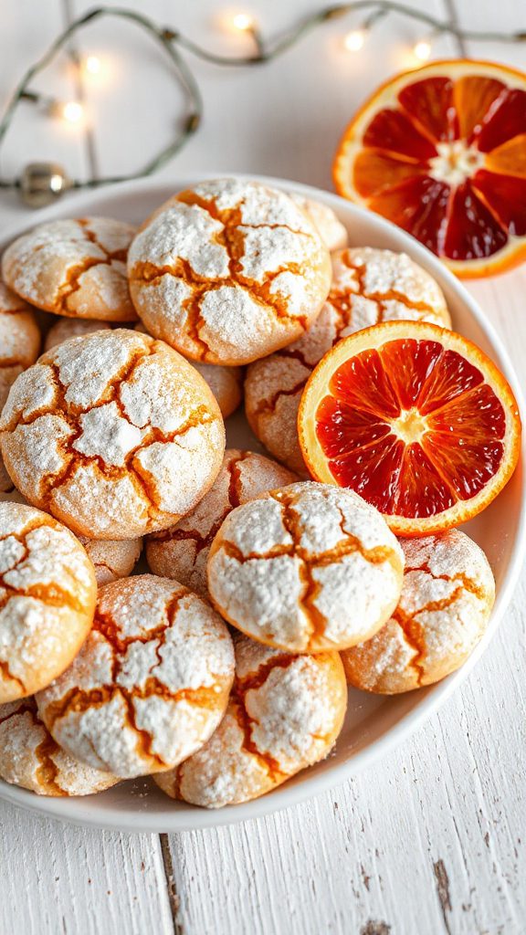 blood orange chocolate cookies
