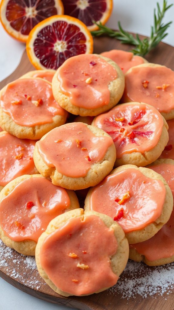 blood orange cookie delight