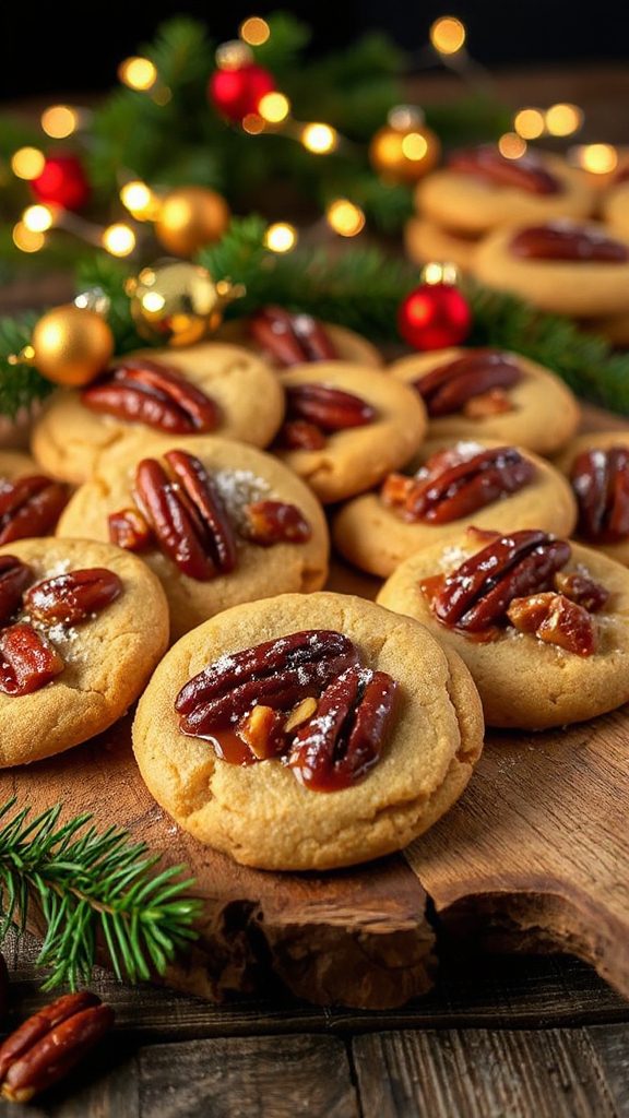bourbon infused pecan cookies