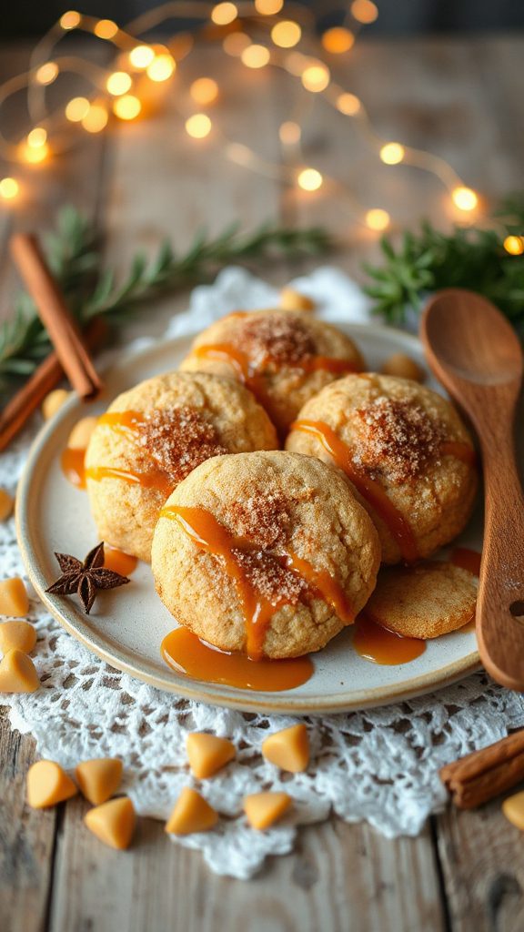 butterscotch caramel snickerdoodle cookies