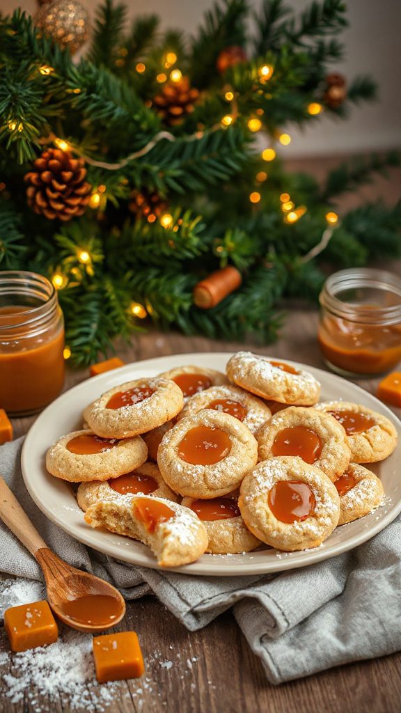 butterscotch caramel stuffed cookies