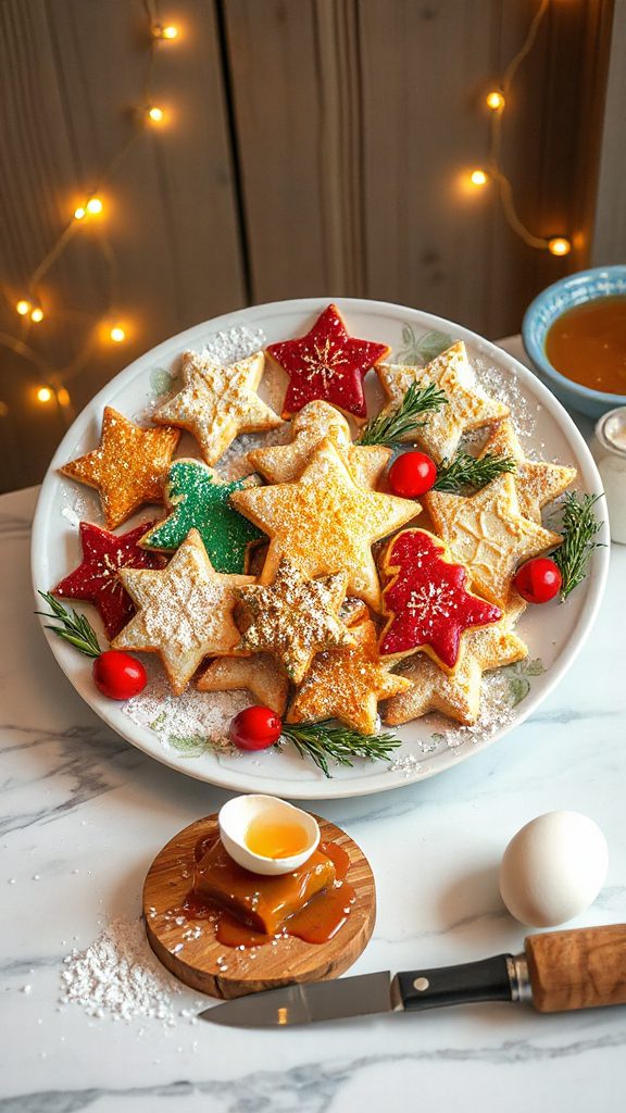 buttery caramel shortbread squares