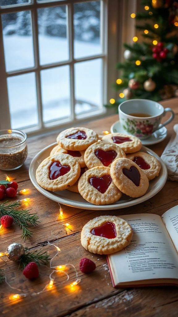 buttery jam filled biscuits