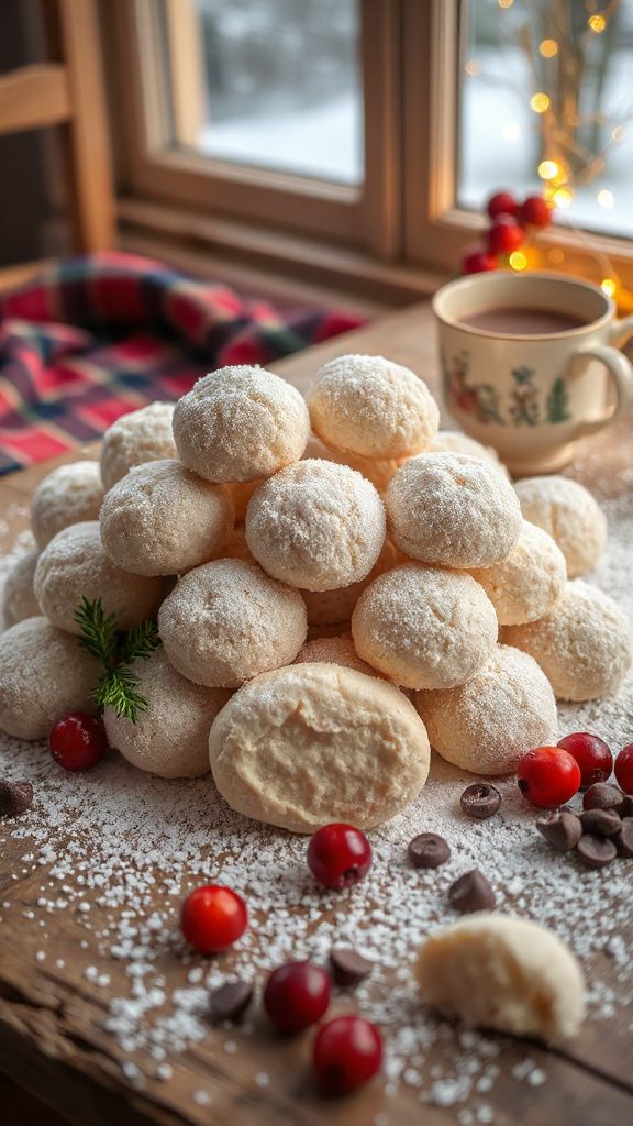 buttery powdered sugar cookies