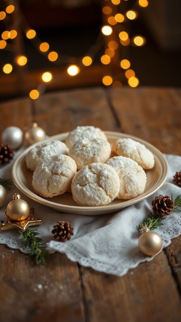 buttery vanilla meltaway cookies
