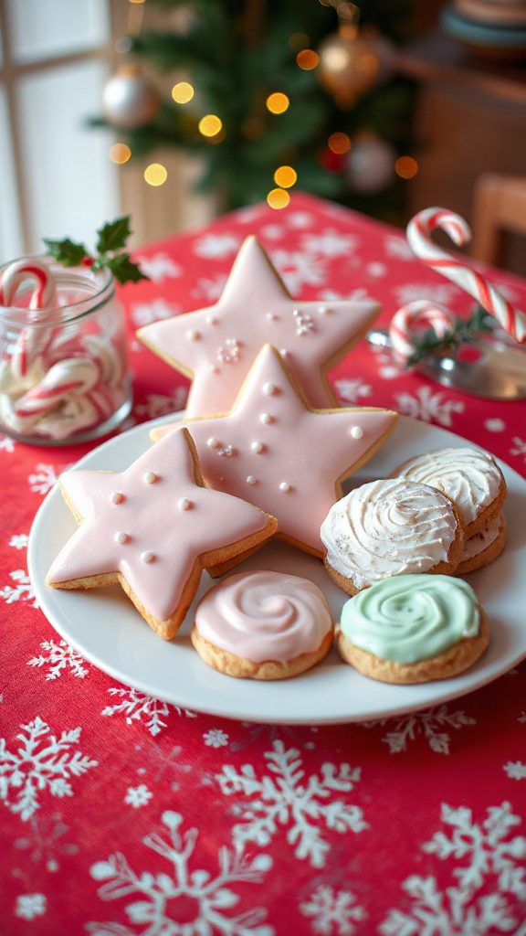 candy cane cookie swirls