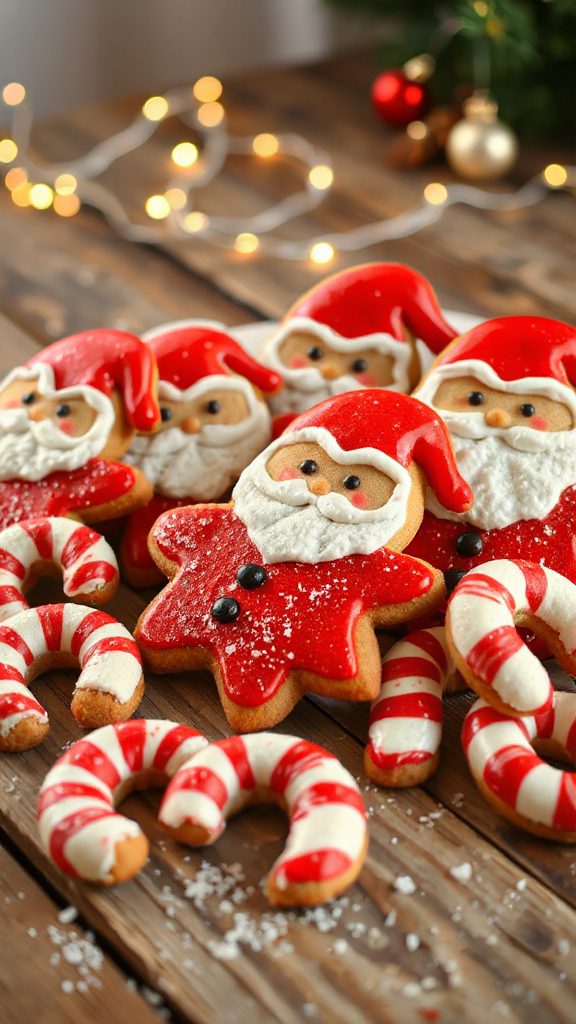 candy cane shaped cookies