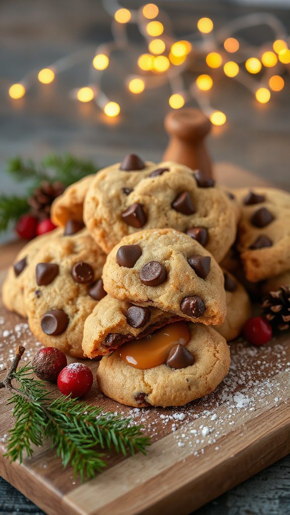 caramel filled chocolate chip cookies caramel filled chocolate chip cookies