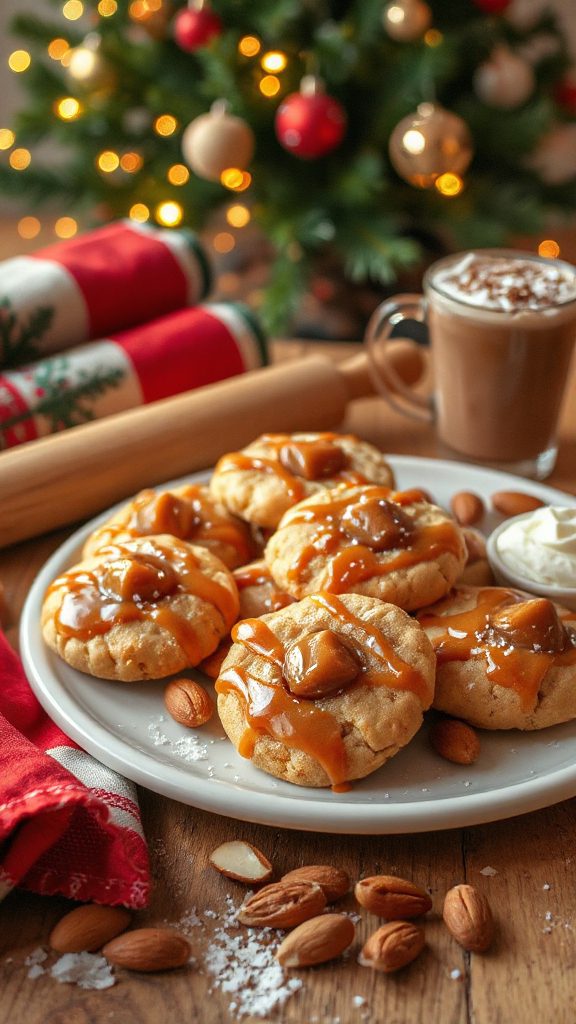 caramel toffee crunch cookies