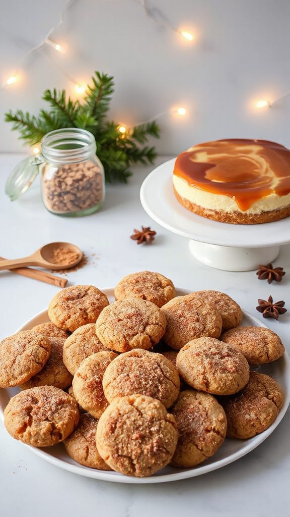 chai snickerdoodle cheesecake bars