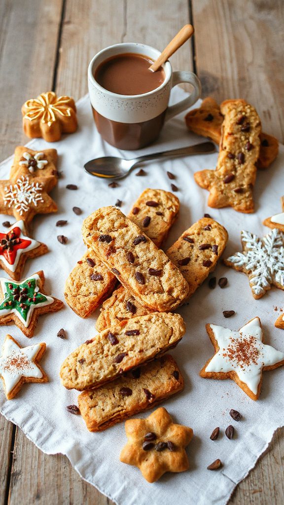 chai spiced crunchy biscotti