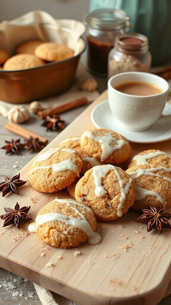 chai spiced snickerdoodle cookies