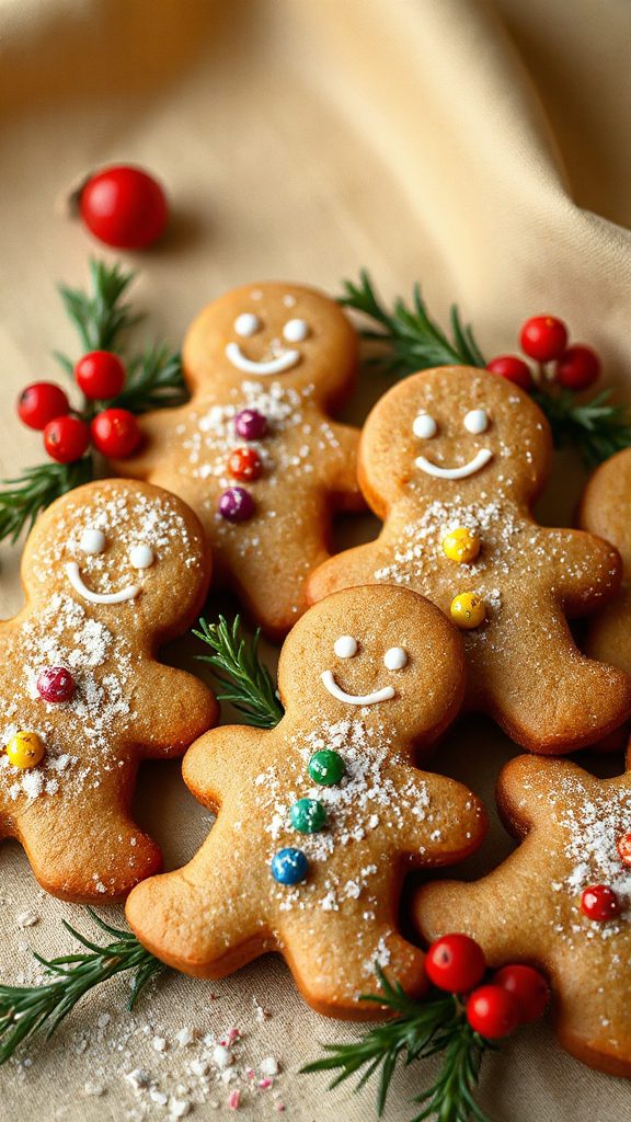 cheerful holiday cookie decorating