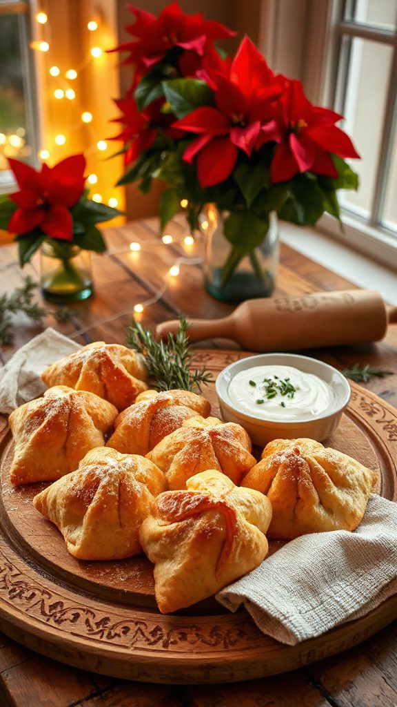 cheese filled flaky pastry