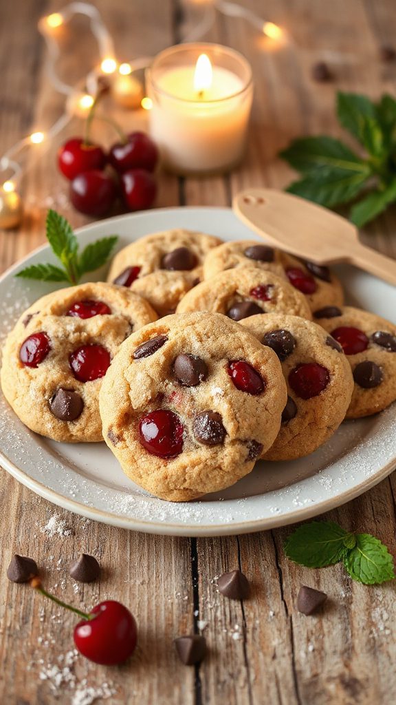 cherry chocolate chip cookies