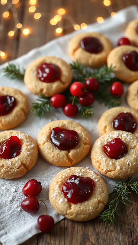 cherry thumbprint cookie recipe