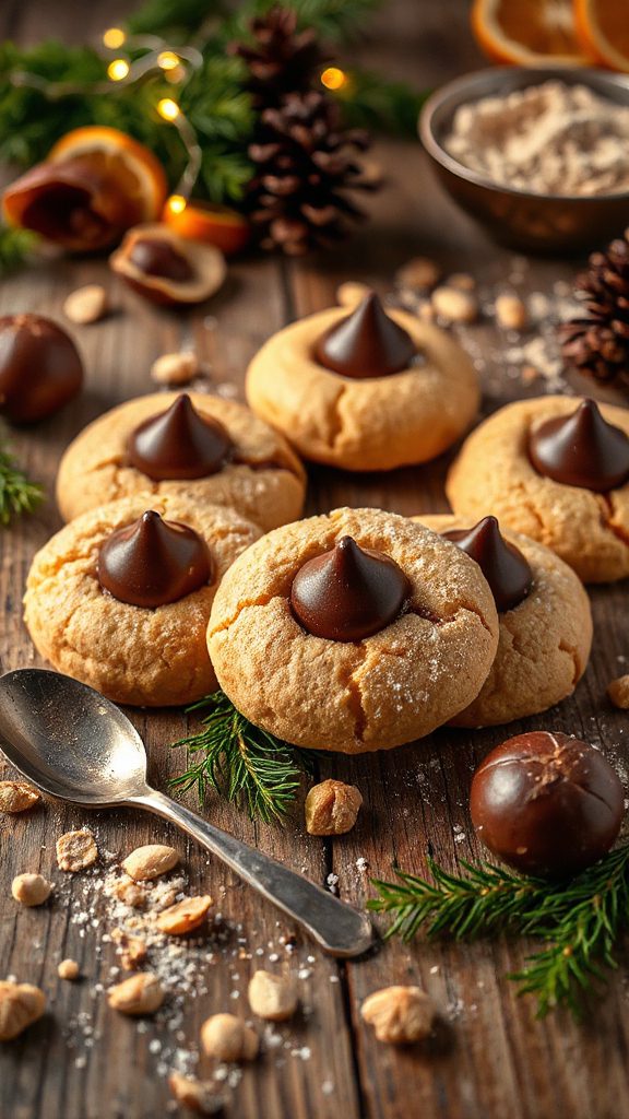chestnut flour peanut butter cookies