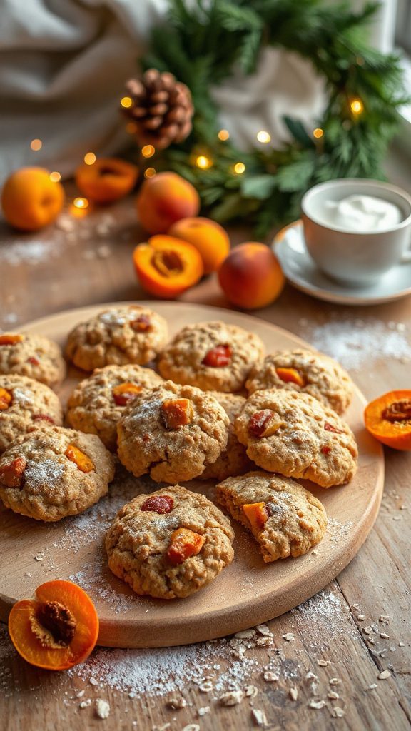 chewy apricot oatmeal cookies