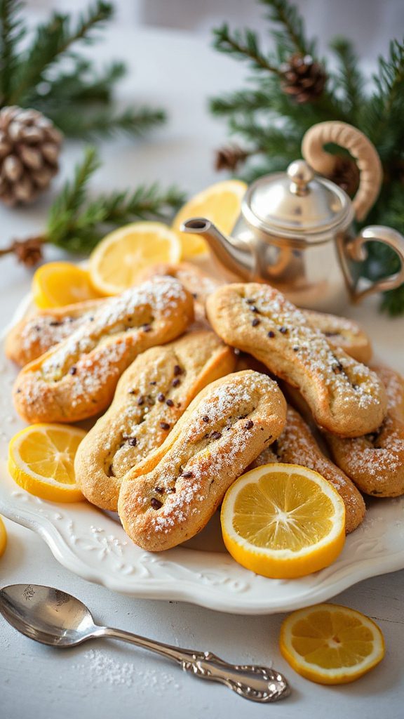 chewy lemon poppy biscotti
