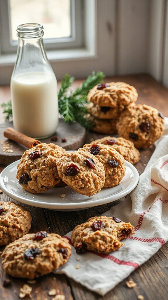 chewy oatmeal raisin cookies