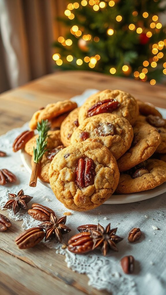 chewy pecan praline cookies