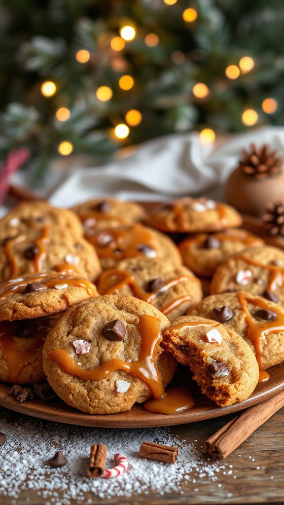 chewy spiced caramel cookies