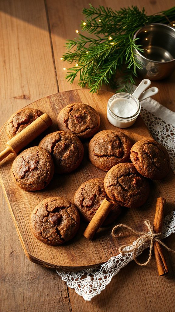 chewy spiced holiday cookies