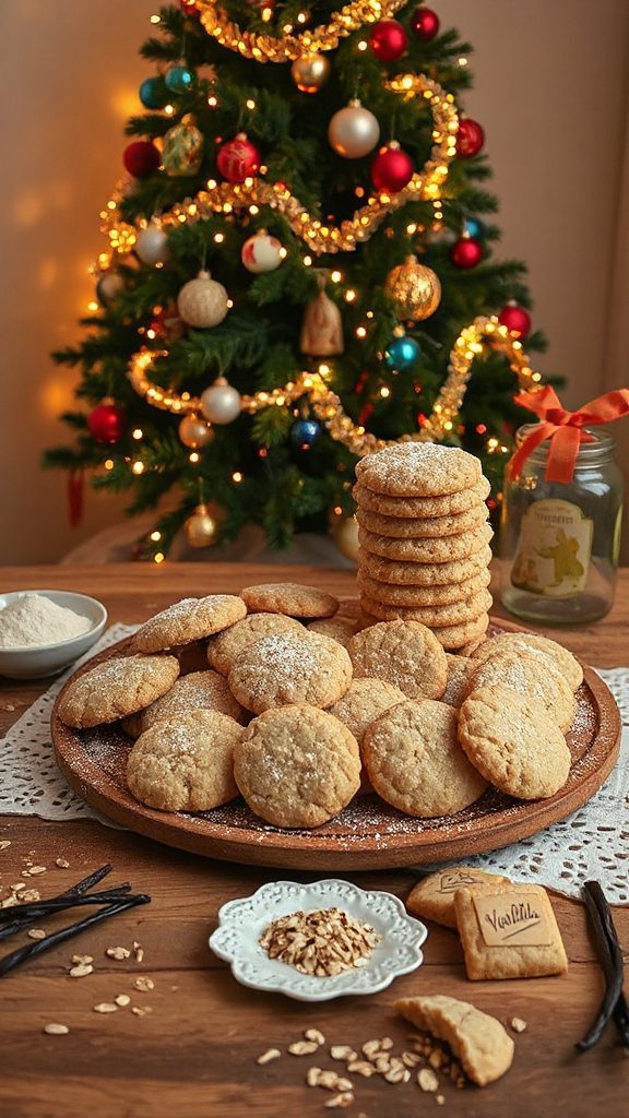 chewy vanilla oatmeal cookies